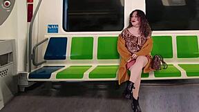 Young seductive Latina tempts husband's best friend in public