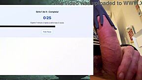 Intense Exercise Session With Strong Fat Powerful 19 Cm Cock Lasting Hours Without Cumming