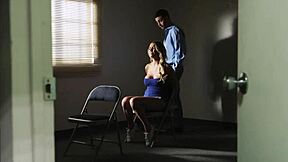 look at this bigtits cutie getting spoon fucked to cumshot