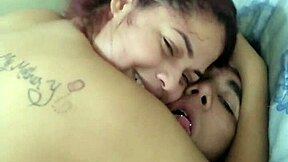 Is the hotwife riding her friend's big cock and getting cum?