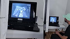 Cuckold Takes Wife For Ultrasound, But Gynecologist Fucks Her Pussy Deeply