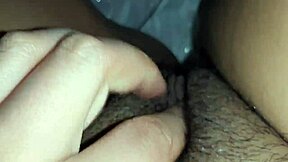 i tickled my big clit to orgasm.