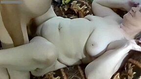 The sexy mature woman sucks and fucks her friend passionately.