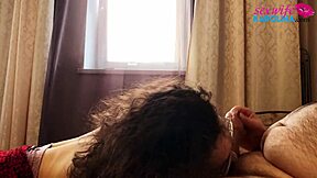 Sexy sensual suck and hard fuck cum in mouth