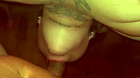 cotton throat sluty girlfriend swallows deep sloppy cum