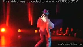 The Bustiest Stripper Ever Dances with Huge Monster Tits