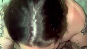 Cum in nose to smell all day long, deepthroat blowjob with sloppy sucking