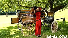 stare at three hot wicked lesbian gals licking well