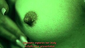 Elizamars Dresses in Antique Style and Slowly Explores Her Body in Vintage Solo Scene