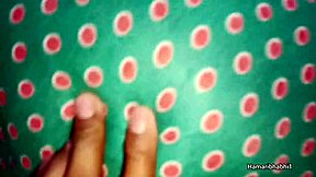 Indian desi bhabhi passionately fucked while wearing her sexy maxi dress, her body arching in ecstasy