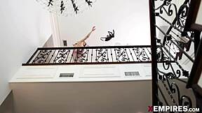 Red riding wood passionately mounts the massive hard cock with desire