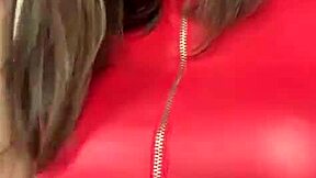 training you into obedience with big tits brunette femdom domination