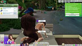 Мамочка в экстазе от глубокого анала с большим черным хуем бойфренда