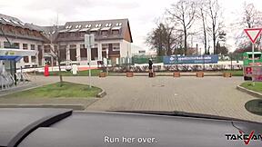 Blonde teacher gets pussy covered in cum