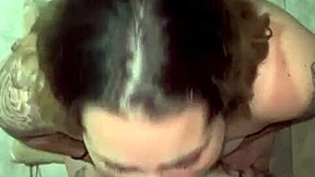 Cum in nose to smell all day long, deepthroat blowjob with sloppy sucking