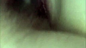 Homemade couple enjoys missionary fucking with big cock cumshot on stockings