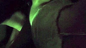 fucking a fan's wife in the car, filling her up with intense passion and video