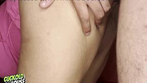 bride fucks two men in bdsm!