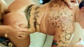 Cassiana Costa rides with anal plug!