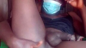 kenyan shemale sexyjayla254 shooting her big load
