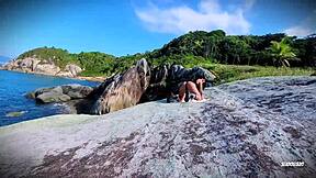 Incredible Sex: Biker Girl Crazy On Beach?