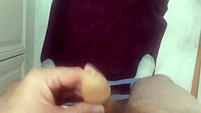 i made a tribut to babe charms with cumshot on daddy cock