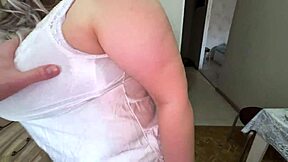 Stepmom Wanted to Cook Breakfast but Stepson Took Her from Behind in Doggystyle