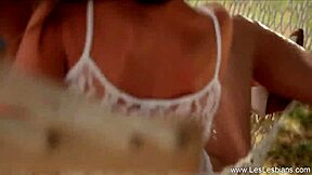 Horny Mature Licks and Fingers Pussy Eagerly