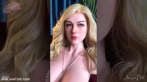 gorgeous blonde lubby flaunts huge boobs in hot body show!