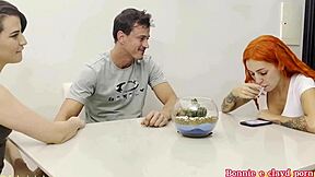 My girlfriend can't dream I fucked my sister-in-law's ass completely on red