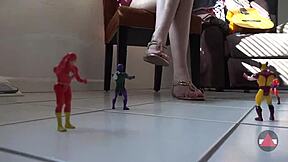 blonde model got stuck after shoot so i fucked her while she didnt notice