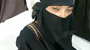 Muslim girl bent over for desi doggystyle with boyfriend