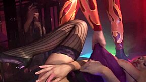 European Kinky Groupsex Orgy With Cage Chains Handcuffs And Cosplay