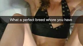 Cheating breed whore wife fucked on snapchat