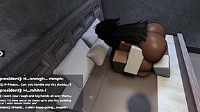 Thick Ebony Roblox Model Makes Me Play With Her Huge Tits