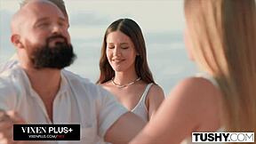 tushy anal-loving yoga babe fills tight ass in debut