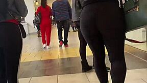Yoga pants season with big ass leggings