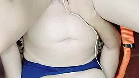 Hvor lækkert det føles dybt inde med denne enorme pik, og se hvordan min sæd sprøjter ud!