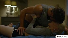 Perv stepbro bangs TS stepsis ass!