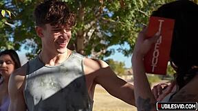 stepsis scarlett alexis starts games part two with blowjob and doggystyle