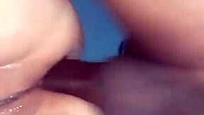 Well-endowed guy bursts stepsister's ass in amateur anal fucking