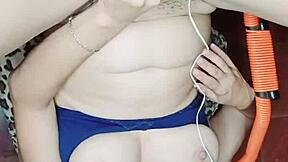 Que Sabroso Se Siente Bien Profundo Este Enorme Pollon Y Mira Como Sale Mi Leche A Chorros