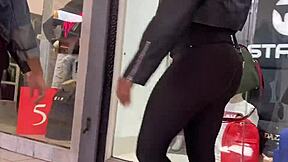 Yoga pants season with big ass leggings