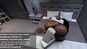 Thick Ebony Roblox Model Makes Me Play With Her Huge Tits