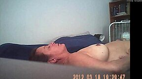 Loris bouncing boobs while exercising