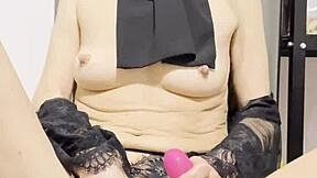 Arab milf shows herself and brings herself to orgasm