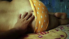 My wife in peroid - cuckold hubby filming her sleeping wife