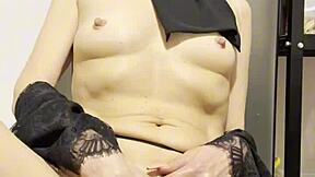 Arab milf shows herself and brings herself to orgasm