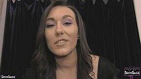 sinn sage strips off her lingerie revealing her sensual curves and tattoos