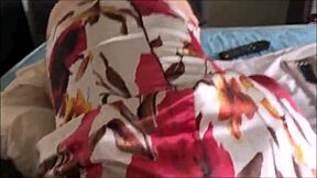 The sexy french woman engages in dirty talk pov fucking in satin lingerie, heels, and doggystyle